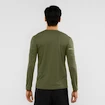 Pánské tričko Salomon Agile LS Tee olivově zelené