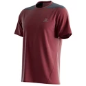 Pánské tričko Salomon  Outline SS Tee Cabernet