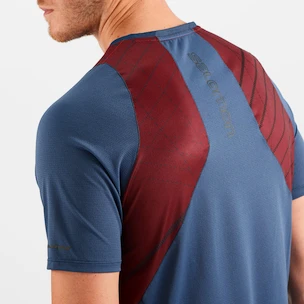 Pánské tričko Salomon Sense Aero SS Tee Cabernet