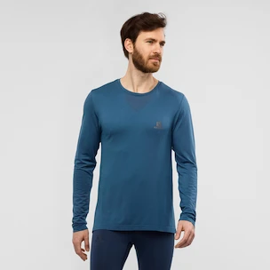 Pánské tričko Salomon Sense LS Tee tmavě modré