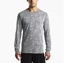 Pánské tričko Saucony  Negative-Splt Jacquard LS grey S