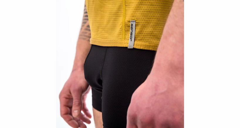 Pánské tričko Sensor  Coolmax Mesh Mustard S