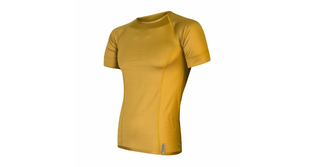 Pánské tričko Sensor  Coolmax Mesh Mustard S