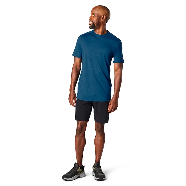 Pánské tričko Smartwool  Merino Sport 150 Tech Tee Light Neptune Blue
