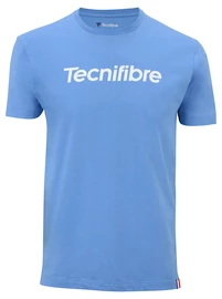 Pánské tričko Tecnifibre Club Cotton Tee Azur