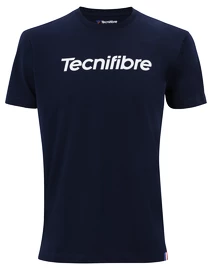 Pánské tričko Tecnifibre Club Cotton Tee Marine