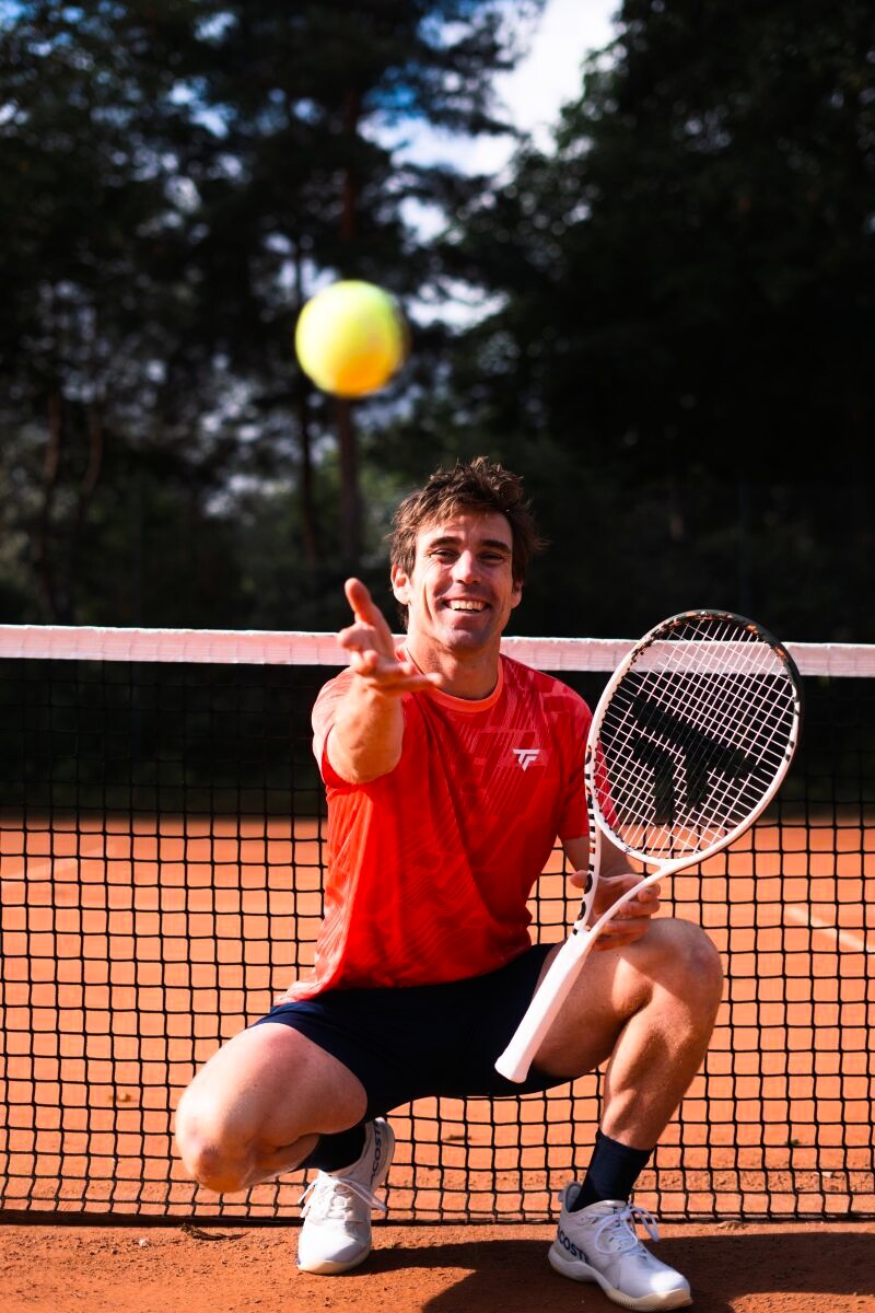 Pánské tričko Tecnifibre  X-Loop Tee Coral XXL - thumb (4)