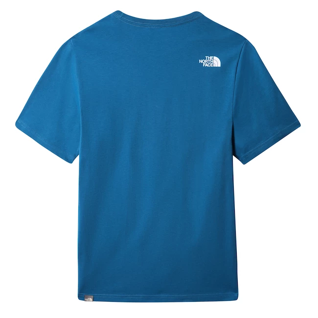 Pánské tričko The North Face  S/S Easy Tee Banff Blue/White