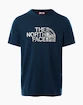 Pánské tričko The North Face  S/S Woodcut Dome Tee Monterey Blue