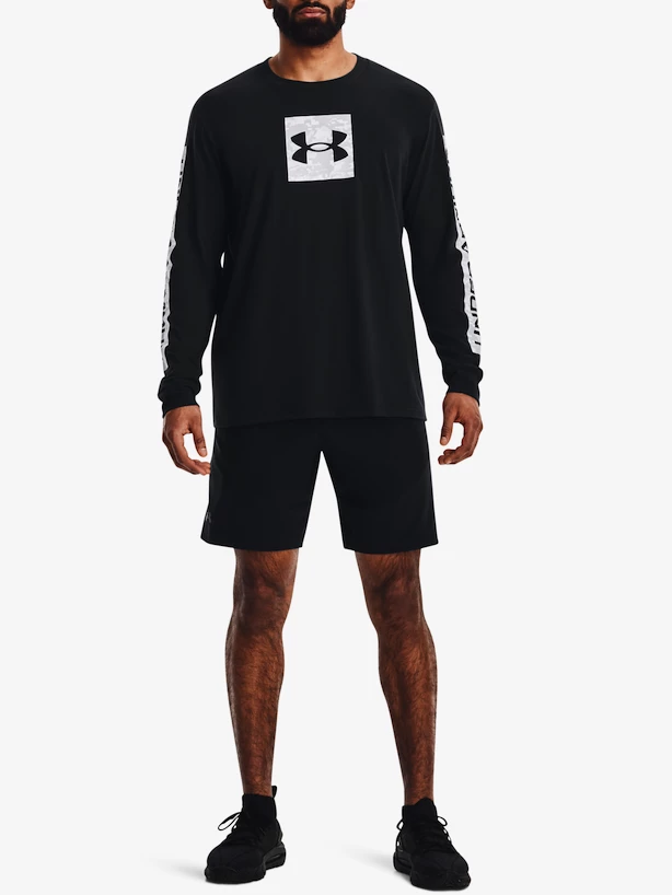 Pánské tričko Under Armour  CAMO BOXED SPORTSTYLE LS-BLK M