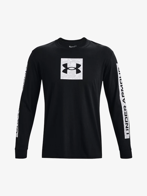Pánské tričko Under Armour  CAMO BOXED SPORTSTYLE LS-BLK M