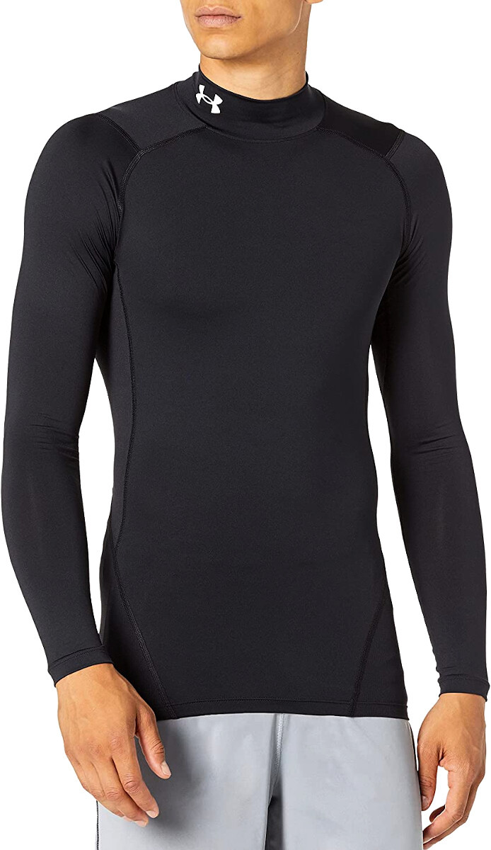 Product detail of Pánské tričko Under Armour  HeatGear Armour Comp Mock LS Black M
