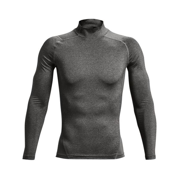 Product detail of Pánské tričko Under Armour  HeatGear Armour Comp Mock LS Gray XS