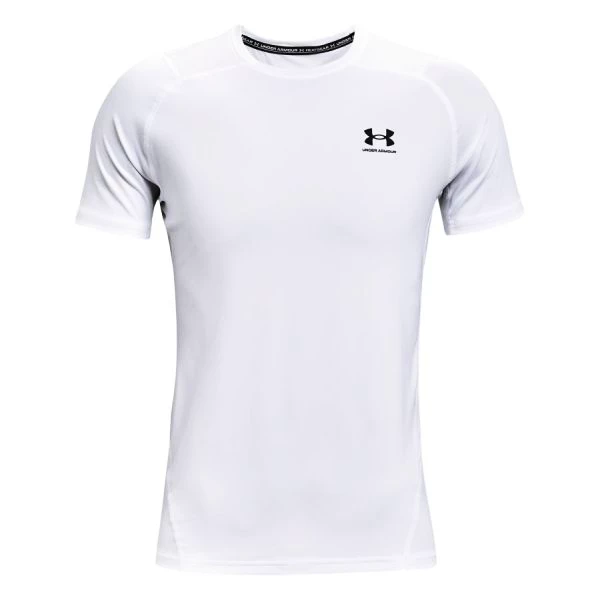 Pánské tričko Under Armour HeatGear Fitted SS White XXL