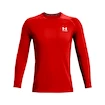 Pánské tričko Under Armour HeatGear HeatGear Armour Fitted LS Radiant Red
