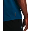 Pánské tričko Under Armour HeatGear Rush 2.0 Print SS Blue