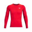 Pánské tričko Under Armour  HG Armour Comp LS-RED