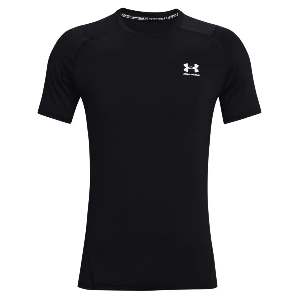 Pánské tričko Under Armour  HG Armour Fitted SS-BLK