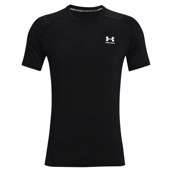 Pánské tričko Under Armour  HG Armour Fitted SS-BLK