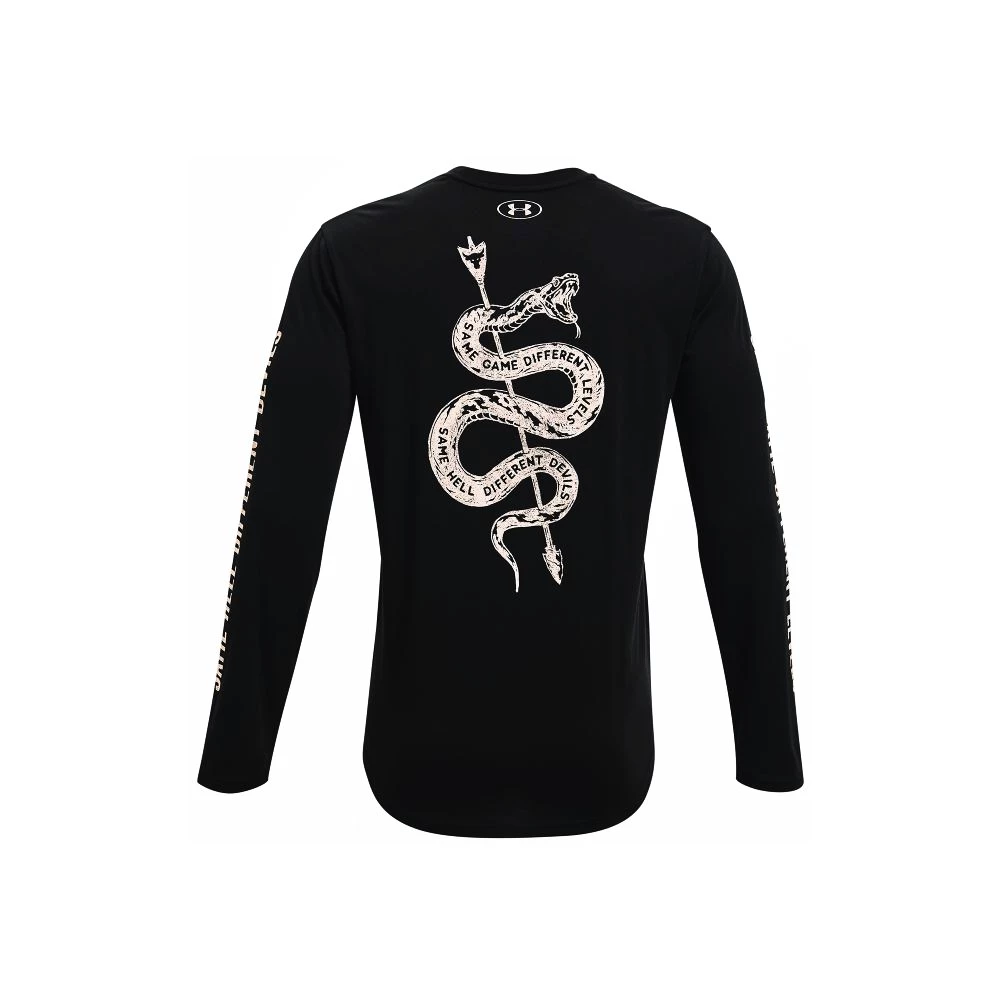 Pánské Tričko Under Armour Project Rock Same Game LS černé