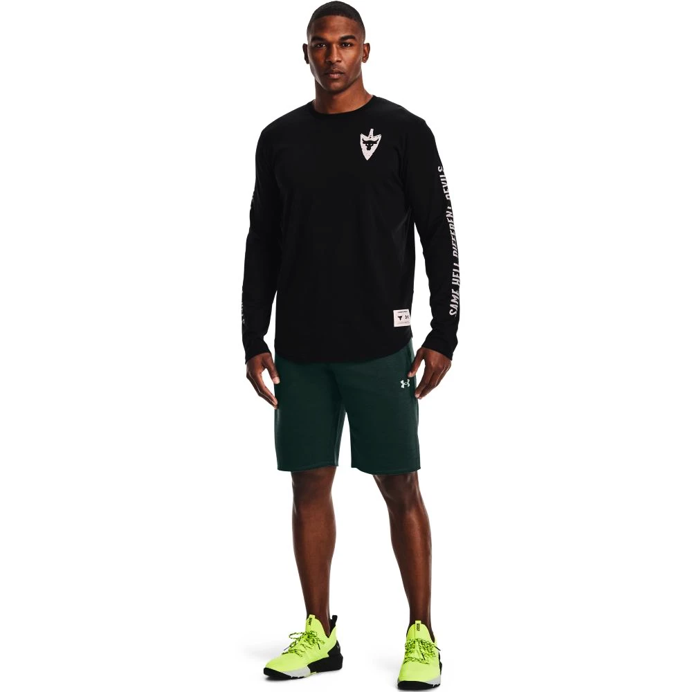 Pánské Tričko Under Armour Project Rock Same Game LS černé