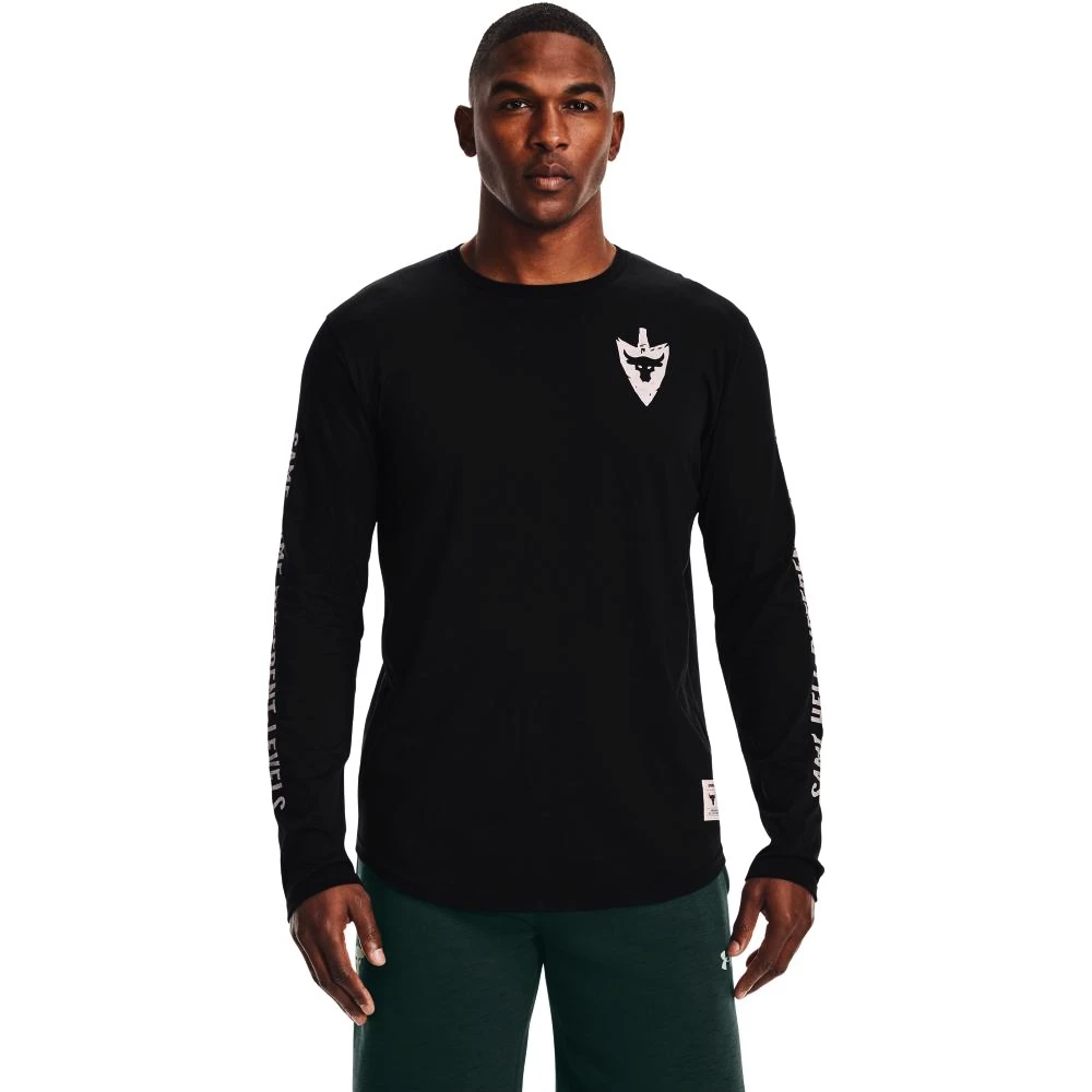 Pánské Tričko Under Armour Project Rock Same Game LS černé