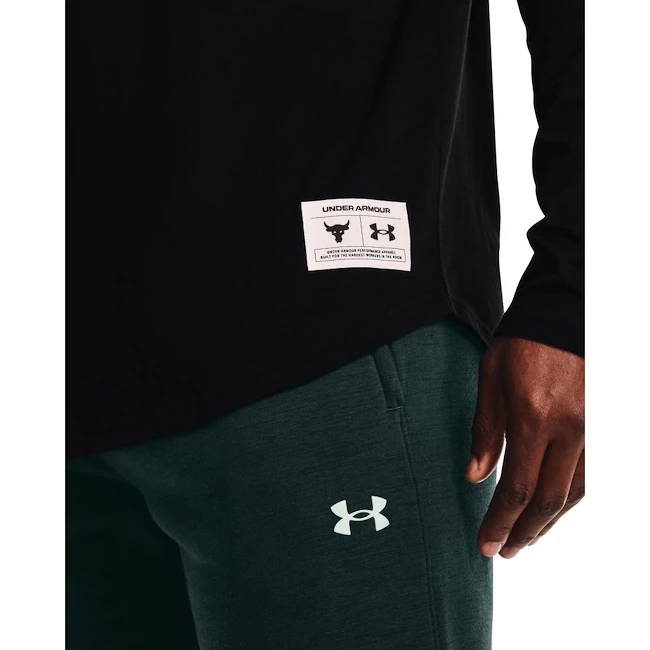 Pánské Tričko Under Armour Project Rock Same Game LS černé
