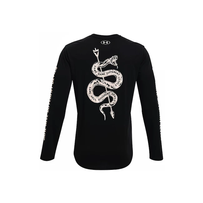 Pánské Tričko Under Armour Project Rock Same Game LS černé