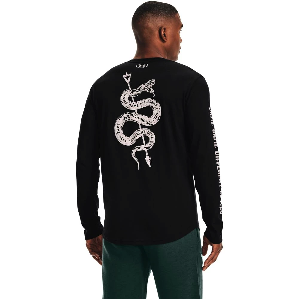 Pánské Tričko Under Armour Project Rock Same Game LS černé