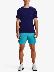 Pánské tričko Under Armour  Rush Emboss SS-BLU XS