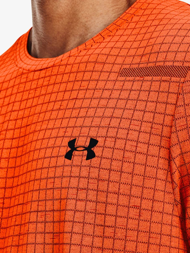 Pánské tričko Under Armour  Seamless Grid SS-ORG S