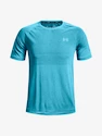 Pánské tričko Under Armour  Seamless Run SS Fresco Blue