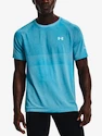 Pánské tričko Under Armour  Seamless Run SS Fresco Blue