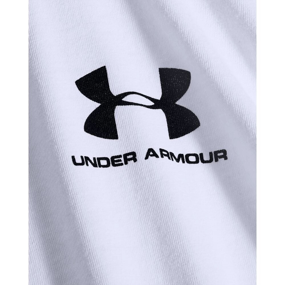 Pánské tričko Under Armour  SPORTSTYLE LEFT CHEST LS white XXL - thumb (1)