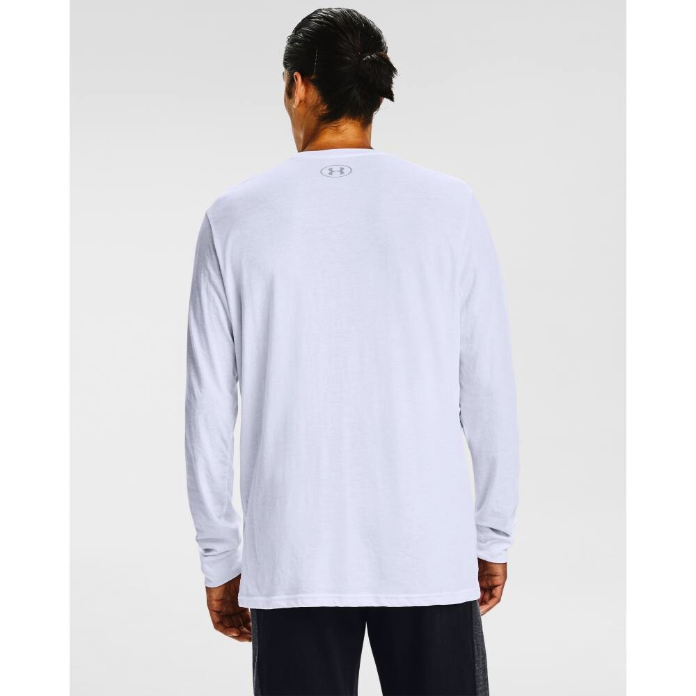 Product detail of Pánské tričko Under Armour  SPORTSTYLE LEFT CHEST LS white XXL