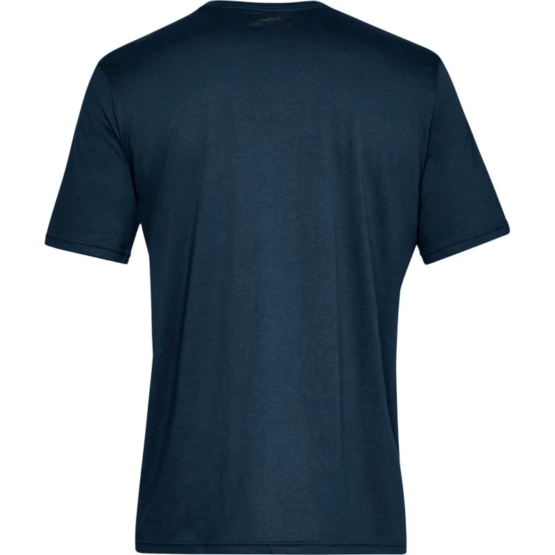 Pánské tričko Under Armour  Sportstyle Left Chest SS Dark Blue XS