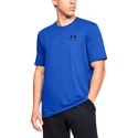 Pánské tričko Under Armour Sportstyle Left Chest SS modré