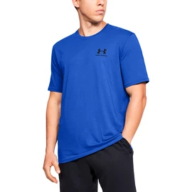 Pánské tričko Under Armour Sportstyle Left Chest SS modré