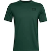 Pánské tričko Under Armour Sportstyle Left Chest SS tmavě zelené