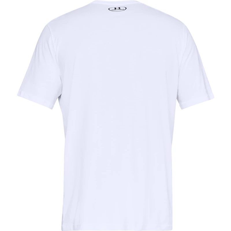 Pánské tričko Under Armour  Sportstyle Left Chest SS White