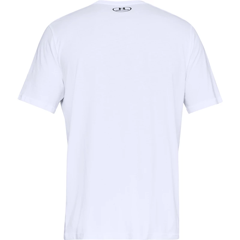 Pánské tričko Under Armour  Sportstyle Left Chest SS White