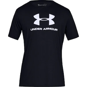 Pánské tričko Under Armour  SPORTSTYLE LOGO SS Black XL
