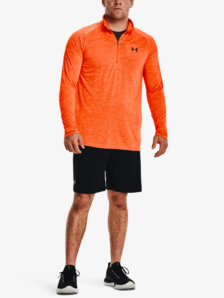 Pánské tričko Under Armour  Tech 2.0 1/2 Zip-ORG