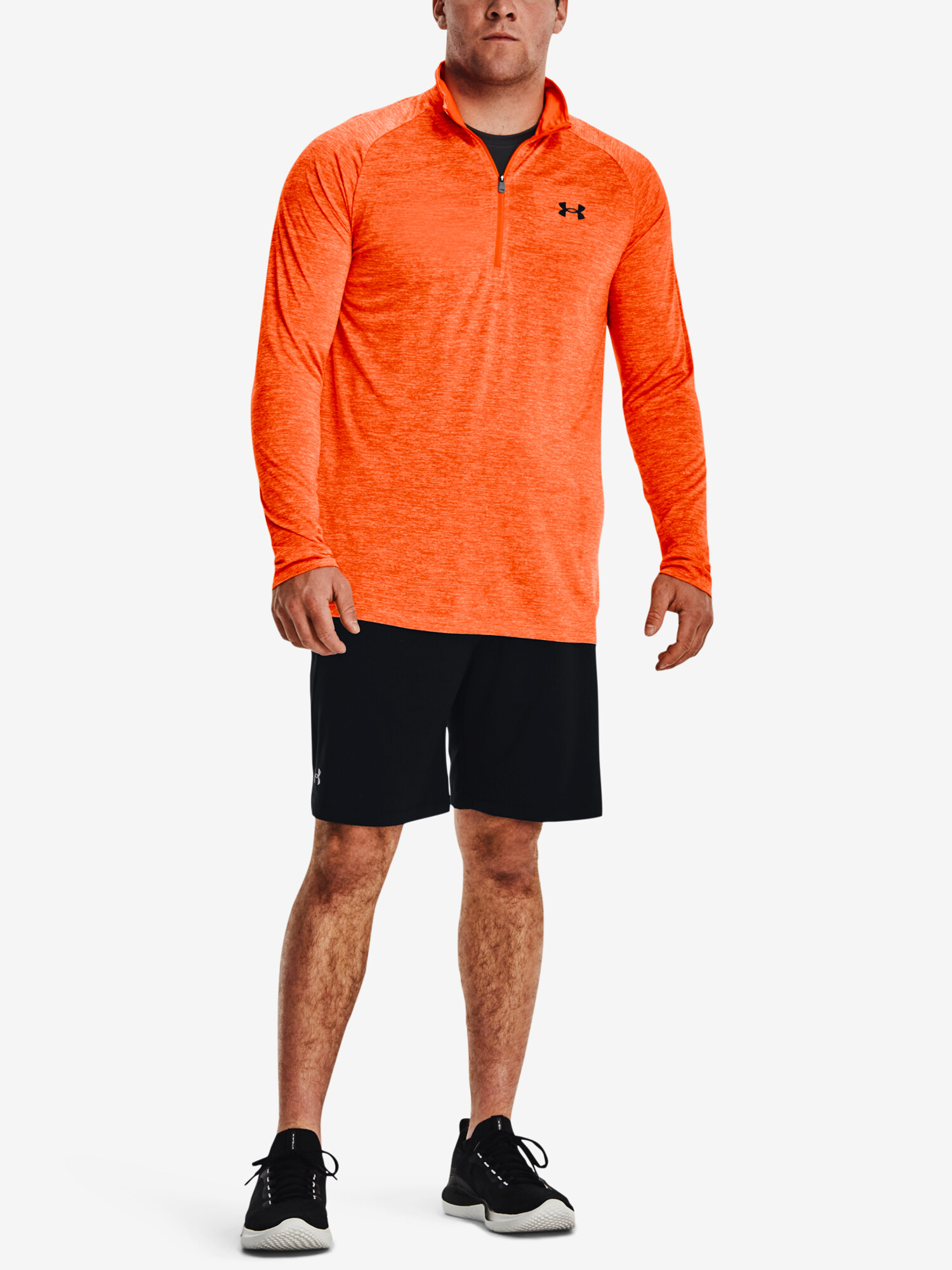 Under Armour UA Tech 2.0 1/2 Zip oranžové - thumb (1)