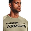 Pánské tričko Under Armour  Tech 2.0 Wordmark SS Khaki Gray