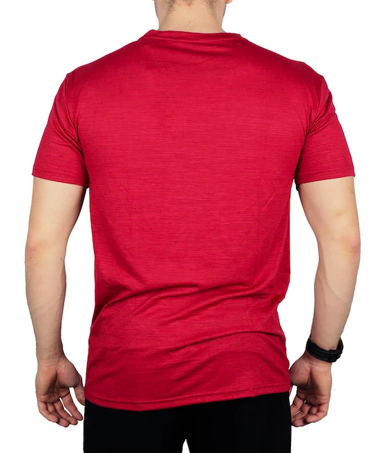 Pánské tričko Virtus  Joker Melange SS Tee Red