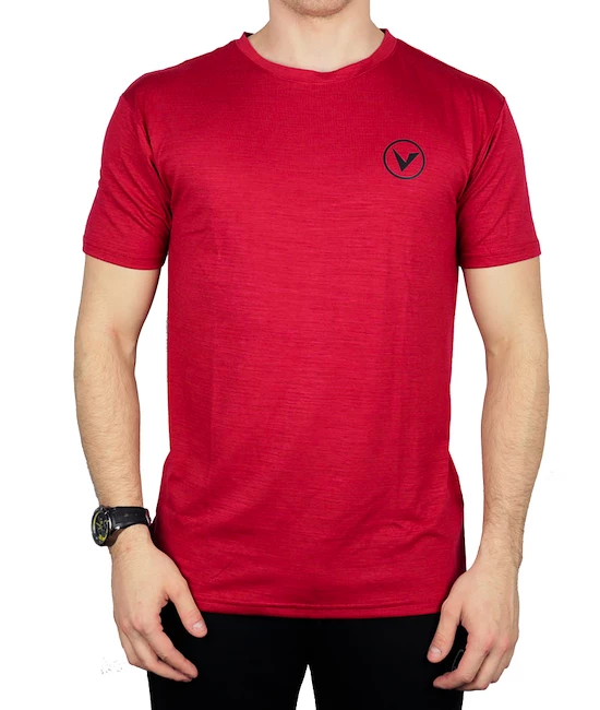 Pánské tričko Virtus  Joker Melange SS Tee Red