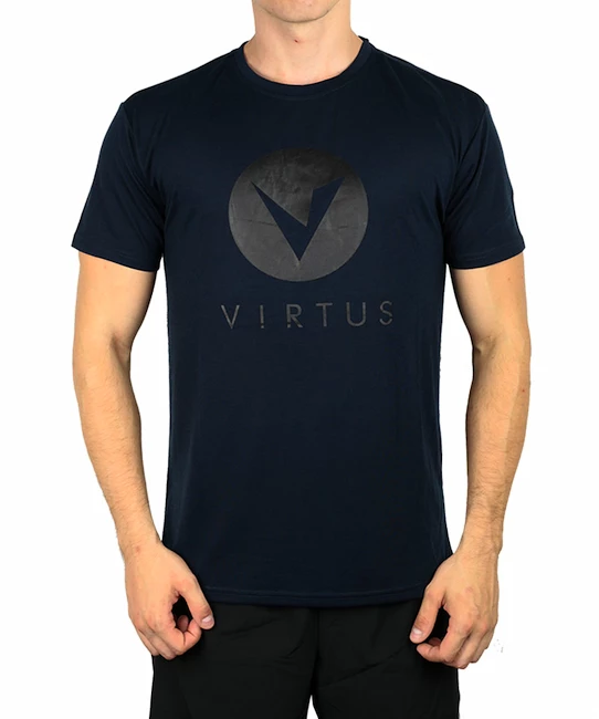 Pánské tričko Virtus Sagay Logo Tee modré