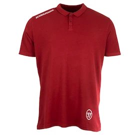 Pánské tričko Warrior Street Cotton Polo Burgundi