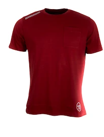 Pánské tričko Warrior Street Pocket Tee Burgundi